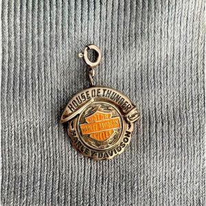 Sterling Silver “House of Thunder”Harley Davidson charm, from Morgan Hill , CA